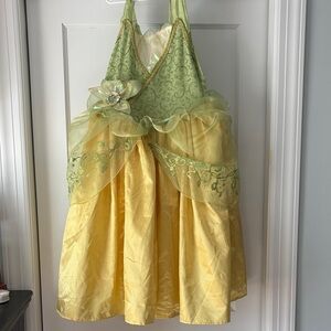 Disney Princess Tatiana Yellow and Light Green Princess Costume Dress